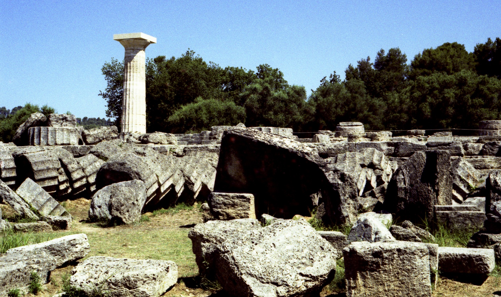 Olympia, cross process technique